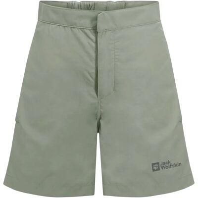 Pantaloncini Jack Wolfskin Sun Shorts K - Verde, Bambini, Leggeri, Asciugatura rapida Pantaloncini Jack Wolfskin Sun Shorts K - Verde, Bambini, Leggeri, Asciugatura rapida