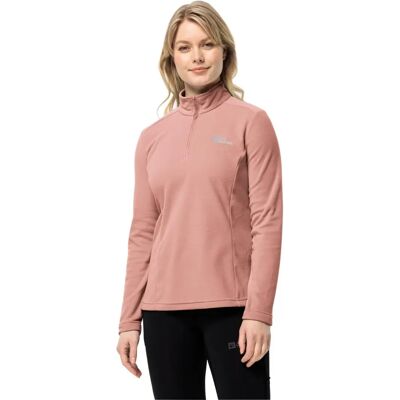 Jack Wolfskin Taunus Half Zip Fleece - Rose Dawn - Pullover Jack Wolfskin Taunus Half Zip Fleece - Rose Dawn - Pullover