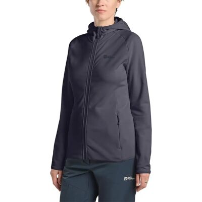 Jack Wolfskin Baiselberg Grau Vollreißverschluss Fleecejacke Jack Wolfskin Baiselberg Grau Vollreißverschluss Fleecejacke