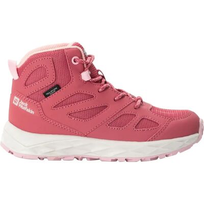 Jack Wolfskin Woodland 2 TEXAPORE MID K - rosa - Kinderschuhe Jack Wolfskin Woodland 2 TEXAPORE MID K - rosa - Kinderschuhe