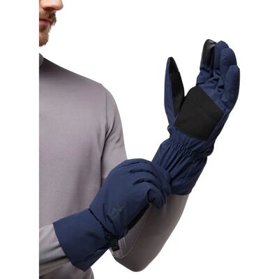 Guantes cortaviento Jack Wolfskin Highloft - Azul noche, L Guantes cortaviento Jack Wolfskin Highloft - Azul noche, L
