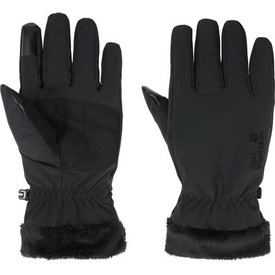 Guanti neri antivento Jack Wolfskin - Highloft, XS Guanti neri antivento Jack Wolfskin - Highloft, XS