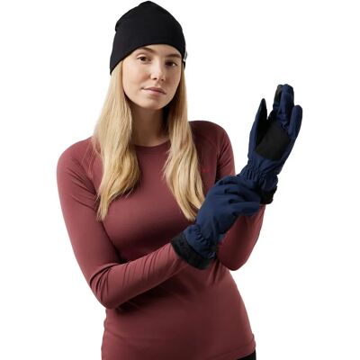 Guanti Jack Wolfskin Highloft Donna Impermeabili Blu Notte - Guanti Guanti Jack Wolfskin Highloft Donna Impermeabili Blu Notte - Guanti