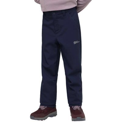 Jack Wolfskin Vierwind Kinder Softshellhose Night Blue Jack Wolfskin Vierwind Kinder Softshellhose Night Blue