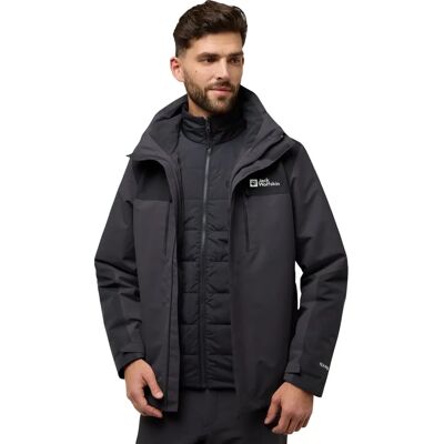 Jack Wolfskin A618586350 Herren 3-in-1 Jacke - Ganzjahr Jack Wolfskin A618586350 Herren 3-in-1 Jacke - Ganzjahr