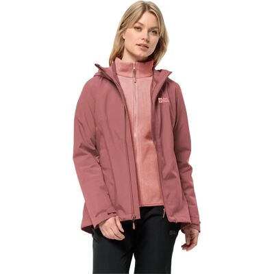 Jack Wolfskin W Moonrise 3in1 Jacket - red ochre Jack Wolfskin W Moonrise 3in1 Jacket - red ochre