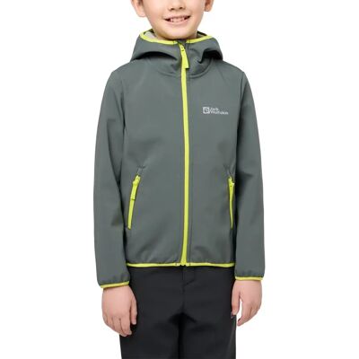 Giacca funzionale bambino JACK WOLFSKIN FOURWINDS - unisex - verde ardesia - 116 Giacca funzionale bambino JACK WOLFSKIN FOURWINDS - unisex - verde ardesia - 116