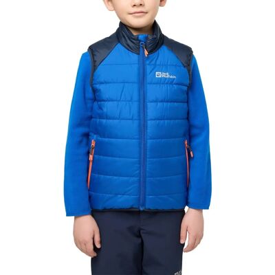 JACK WOLFSKIN Zenon Väst K - Barn, Blå, Puffer, Modell 128 JACK WOLFSKIN Zenon Väst K - Barn, Blå, Puffer, Modell 128
