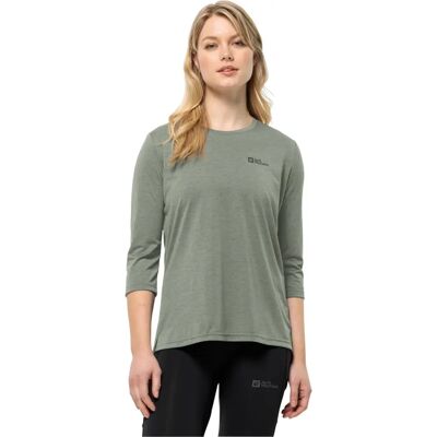 Jack Wolfskin CROSSTRAIL 3/4 T W - foglia menta - Maglietta funzionale Jack Wolfskin CROSSTRAIL 3/4 T W - foglia menta - Maglietta funzionale