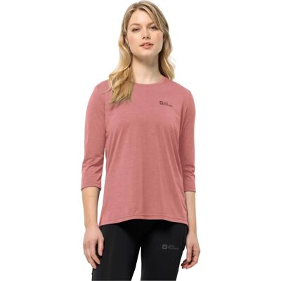 JACK WOLFSKIN CROSSTRAIL 3/4 T W - red - Shirt JACK WOLFSKIN CROSSTRAIL 3/4 T W - red - Shirt