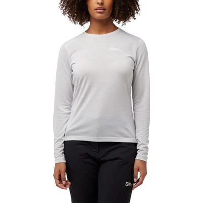 Jack Wolfskin VONNAN LS T W - cool grey - M - Langarmshirt Jack Wolfskin VONNAN LS T W - cool grey - M - Langarmshirt