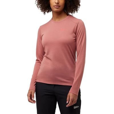 JACK WOLFSKIN VONNAN LS T W - Langarmshirt - Recyceltes Polyester JACK WOLFSKIN VONNAN LS T W - Langarmshirt - Recyceltes Polyester