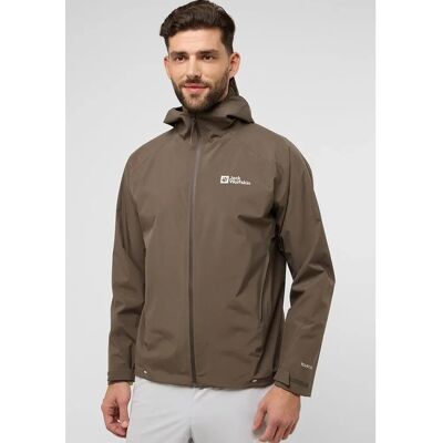 JACK WOLFSKIN PRELIGHT 2L INS JKT M - Herren - Braun (cold coffee) - Regenjacke JACK WOLFSKIN PRELIGHT 2L INS JKT M - Herren - Braun (cold coffee) - Regenjacke