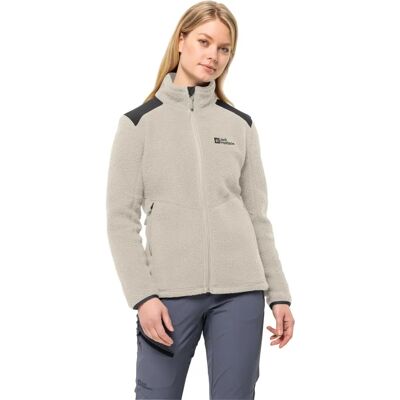 Chaqueta de forro polar Jack Wolfskin Kammweg Pile - Seal - Trekking Chaqueta de forro polar Jack Wolfskin Kammweg Pile - Seal - Trekking