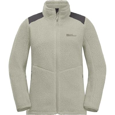 Jack Wolfskin Kammweg resirkulert sherpa fleecejakke - Dame Jack Wolfskin Kammweg resirkulert sherpa fleecejakke - Dame