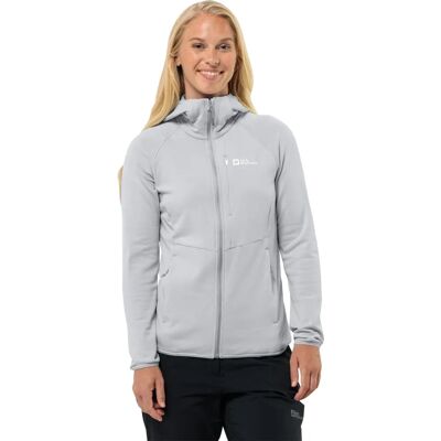 JACK WOLFSKIN KOLBENBERG HOODED FZ W - Giacca polar JACK WOLFSKIN KOLBENBERG HOODED FZ W - Giacca polar