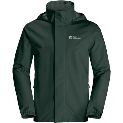 Jack Wolfskin Stormy Point Wodoszczelna kurtka przeciwdeszczowa z kapturem - Kurtka przeciwdeszczowa Jack Wolfskin Stormy Point Wodoszczelna kurtka przeciwdeszczowa z kapturem - Kurtka przeciwdeszczowa