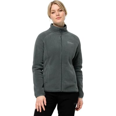 Jack Wolfskin Damen Moonrise Fleecejacke - Warm, Recycelt, Kurzarm Jack Wolfskin Damen Moonrise Fleecejacke - Warm, Recycelt, Kurzarm
