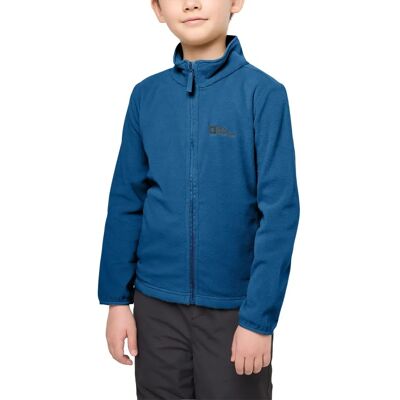 JACK WOLFSKIN TAUNUS JACKET K - Fleecejacka, Blå, Barn JACK WOLFSKIN TAUNUS JACKET K - Fleecejacka, Blå, Barn