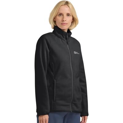 Jack Wolfskin Moonrise fleecejacka dam XL - Svart Jack Wolfskin Moonrise fleecejacka dam XL - Svart