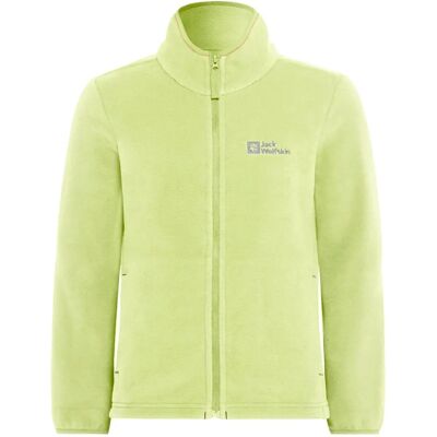 Jack Wolfskin TAUNUS JACKET K Kinder Fleecejacke - Grün Jack Wolfskin TAUNUS JACKET K Kinder Fleecejacke - Grün