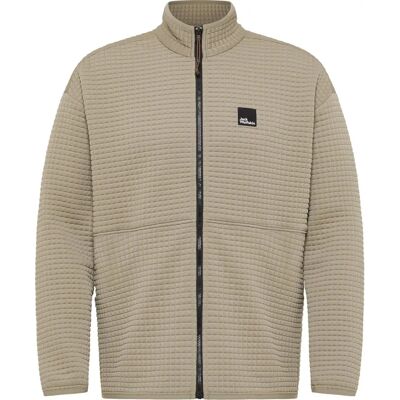 JACK WOLFSKIN MOGARI FZ M - Fleecejacke - stone JACK WOLFSKIN MOGARI FZ M - Fleecejacke - stone