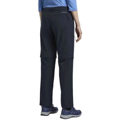Jack Wolfskin PICO TRAIL ZIP OFF PANTS W - Softshellhose - midnight sky Jack Wolfskin PICO TRAIL ZIP OFF PANTS W - Softshellhose - midnight sky