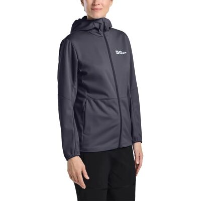 JACK WOLFSKIN FELDBERG HOODY W - Softshelljacke - Grau JACK WOLFSKIN FELDBERG HOODY W - Softshelljacke - Grau