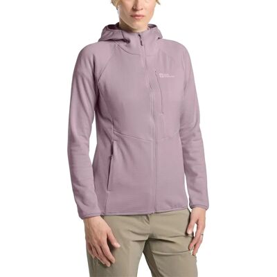 Jack Wolfskin KOLBENBERG HOODED FZ W Damen Gr.L - Fleecejacke - lila Jack Wolfskin KOLBENBERG HOODED FZ W Damen Gr.L - Fleecejacke - lila