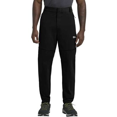 Jack Wolfskin - HIKEOUT ZIP AWAY PANTS M - Schwarz - Pants Jack Wolfskin - HIKEOUT ZIP AWAY PANTS M - Schwarz - Pants