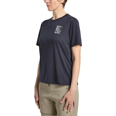 Dam T-Shirt Jack Wolfskin Vonnan Graphic XL Dam T-Shirt Jack Wolfskin Vonnan Graphic XL
