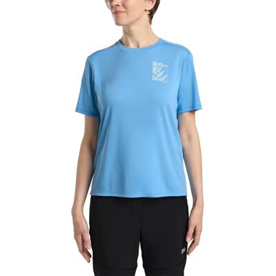 Dam T-shirt Jack Wolfskin Vonnan Graphic - S Dam T-shirt Jack Wolfskin Vonnan Graphic - S