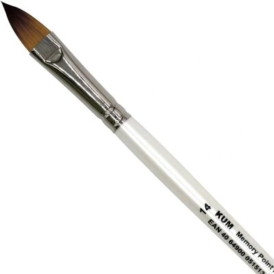 Kum Pinsel Memory Point Brush Holz Cat-Tongue Gr. 14 - Pinselart Kum Pinsel Memory Point Brush Holz Cat-Tongue Gr. 14 - Pinselart