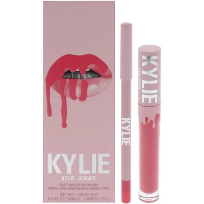 Kylie Cosmetics Velvet Lip Kit - Rouge et Crayon à Lèvres - 203 Party Girl - Publicité Kylie Cosmetics Velvet Lip Kit - Rouge et Crayon à Lèvres - 203 Party Girl - Publicité