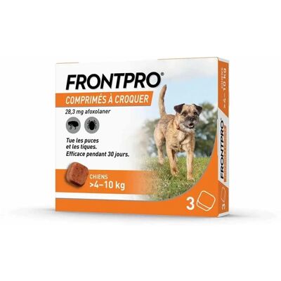 Frontline Frontpro 4-10kg - Comprimés Antiparasitaires pour Chiens - Publicité Frontline Frontpro 4-10kg - Comprimés Antiparasitaires pour Chiens - Publicité