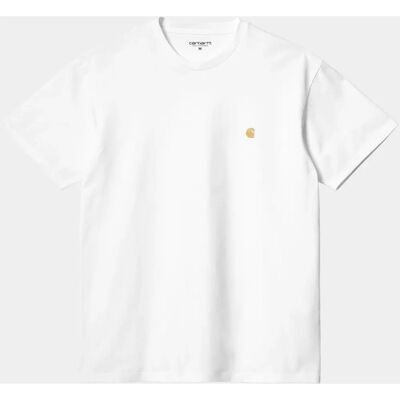 Carhartt S/S Chase T-Shirt (I026391) - white/gold (I026391.00R.XX) Carhartt S/S Chase T-Shirt (I026391) - white/gold (I026391.00R.XX)