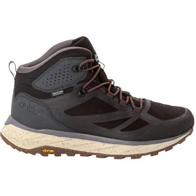 Jack Wolfskin Terraventure Texapore Mid M - Męskie Wodoodporne Buty Trekkingowe Szare - Buty Trekkingowe Jack Wolfskin Terraventure Texapore Mid M - Męskie Wodoodporne Buty Trekkingowe Szare - Buty Trekkingowe