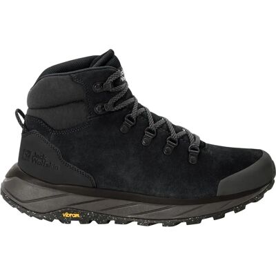 Jack Wolfskin Urban Mid M - Lederen Wandelschoenen Zwart Jack Wolfskin Urban Mid M - Lederen Wandelschoenen Zwart