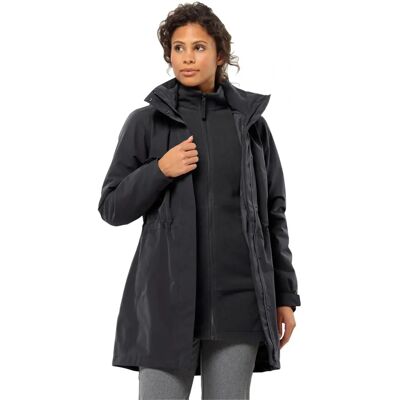 Kobiecy 3-w-1 wodoodporny płaszcz Jack Wolfskin Ottawa Kobiecy 3-w-1 wodoodporny płaszcz Jack Wolfskin Ottawa