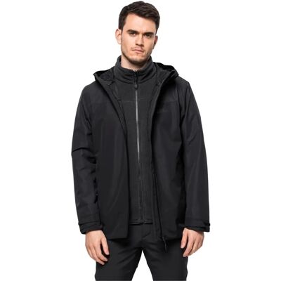 Jack Wolfskin Herren Taubenberg 3-in-1 wasserdichte Jacke Jack Wolfskin Herren Taubenberg 3-in-1 wasserdichte Jacke