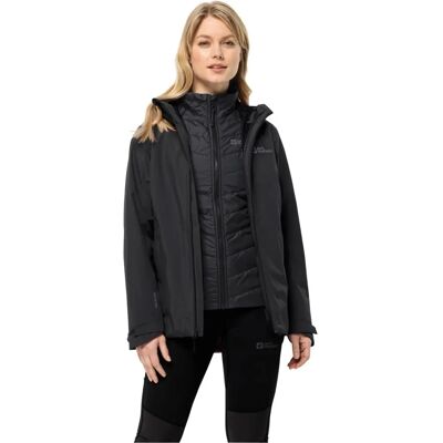 Jack Wolfskin Glaabach 3in1 Jkt W - czarny Jack Wolfskin Glaabach 3in1 Jkt W - czarny
