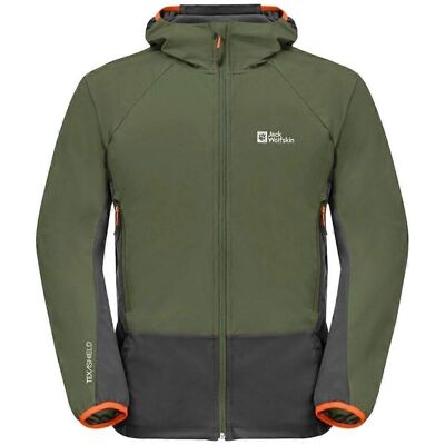 Veste Jack Wolfskin Eagle Peak II Greenwood - Extérieur - Publicité Veste Jack Wolfskin Eagle Peak II Greenwood - Extérieur - Publicité
