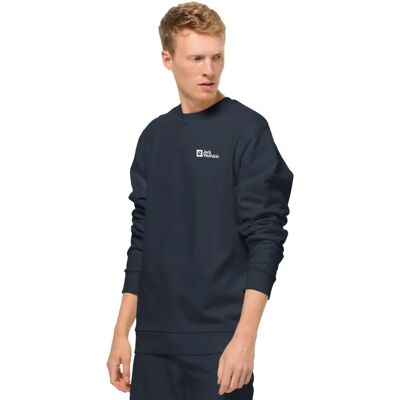 Jack Wolfskin Essential Crewneck Organic Bomull Tröja - Tröja Jack Wolfskin Essential Crewneck Organic Bomull Tröja - Tröja