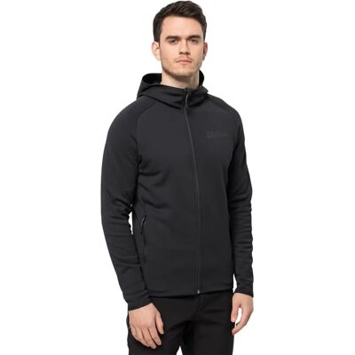 Jack Wolfskin Baiselberg Schwarze Voll-Reißverschluss Fleecejacke - Outdoor Jack Wolfskin Baiselberg Schwarze Voll-Reißverschluss Fleecejacke - Outdoor