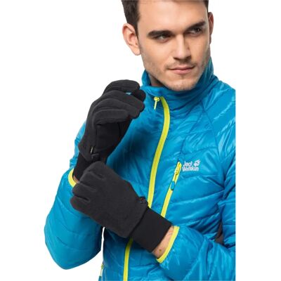 VERTIGO GLOVE JACK WOLFSKIN - Gjenbrukte polyester fleece hansker for kaldt vær VERTIGO GLOVE JACK WOLFSKIN - Gjenbrukte polyester fleece hansker for kaldt vær