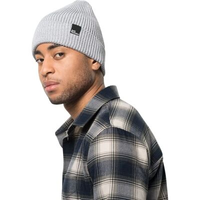 Jack Wolfskin Essential Beanie (1910881) - grå heather Jack Wolfskin Essential Beanie (1910881) - grå heather