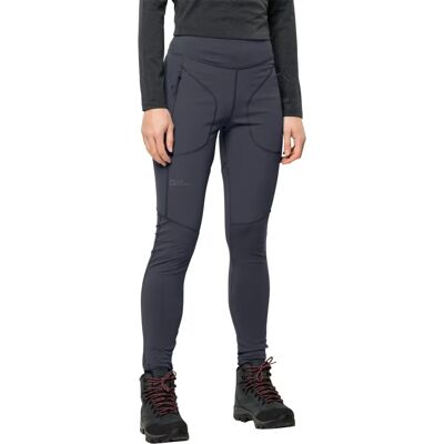 Jack Wolfskin Salmaser Tights - Graphite - XL Leggings Jack Wolfskin Salmaser Tights - Graphite - XL Leggings