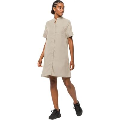 Jack Wolfskin Mojave Klänning (1507891) - vit peppar Jack Wolfskin Mojave Klänning (1507891) - vit peppar