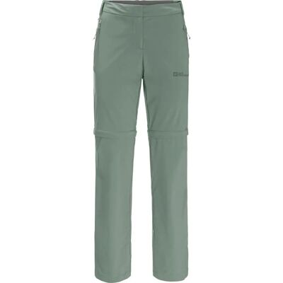 Jack Wolfskin Glastal Zip Off Byxor - Dam - Picknickgrön - 38 - Lång Jack Wolfskin Glastal Zip Off Byxor - Dam - Picknickgrön - 38 - Lång