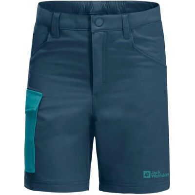 JACK WOLFSKIN Active Shorts Kids Blue - Lightweight, Water-Resistant, Breathable JACK WOLFSKIN Active Shorts Kids Blue - Lightweight, Water-Resistant, Breathable